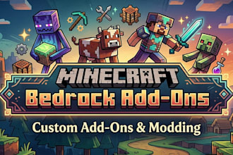 create a minecraft bedrock add on