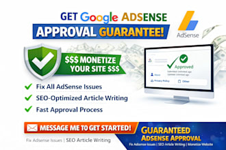 get google adsense approval ppc ads fix the adsense issue ads campaign setup