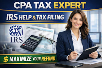 be your CPA tax accountant for US tax planning, irs help and tax return filing