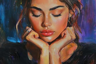 renaissance art oil painting portrait
