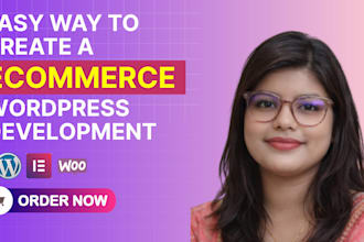 develop elementor ecommerce or business wordpress website