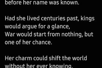 write romantic, apology or anytype of poem you need