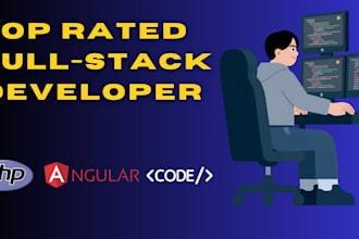 be your full stack web developer for website development