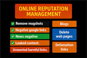 remove mugshot delete negative articles bad google map listing erase news links