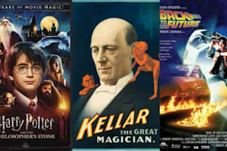 design unique flyer poster design event banner, playbills and theater design
