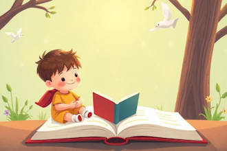 children story book illustration
