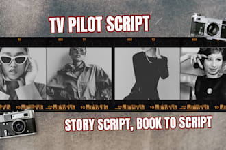 write cinematic movie script screenplay film script or youtube script profession
