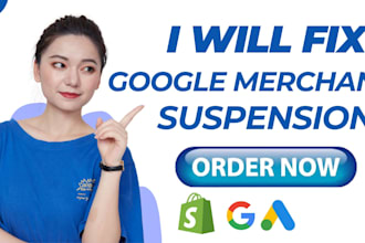 fix google merchant center suspension and misrepresentation