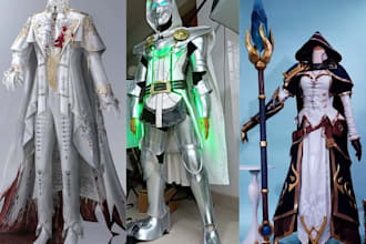 do 3d cosplay creation, eva foam cosplay, 3d wearable armor, printable cosplay