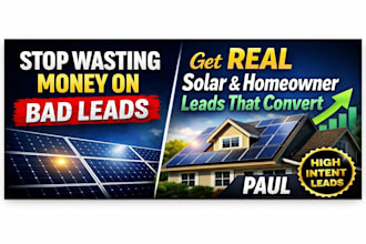 provide solar leads and other home owners leads, roofing homeowners leads