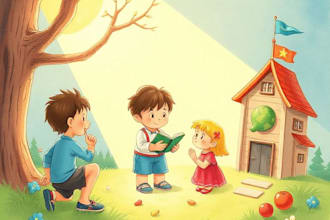 illustrate children story book illustration