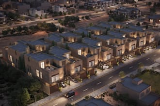 convert 2d master plan into realistic 3d aerial rendering