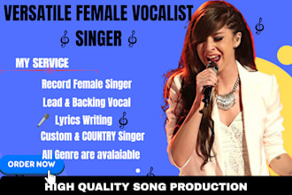 be your professional female songwriter for afrobeat  and pop