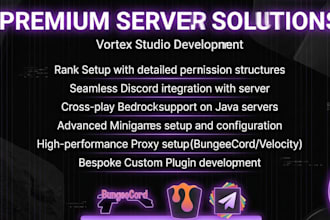 setup a professional minecraft server with custom plugins