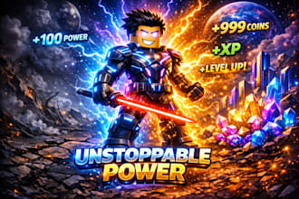 create amazing roblox game thumbnails and icons