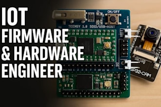 develop complete iot hardware from pcb design to firmware