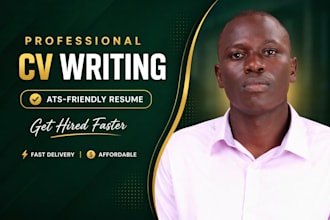 write a professional CV resume and cover letter