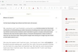 developmental editing for your novel