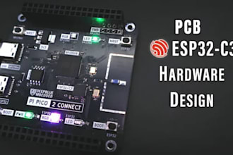 build esp32 iot projects pcb design and embedded coding