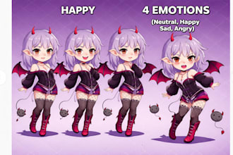 cute chibi anime character discord pfp roblox avatar twitch streaming pngtuber
