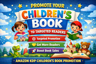 do amazon kdp SEO children book promotion to targeted readers