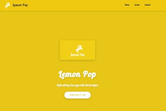 create personalized websites with front end and back end