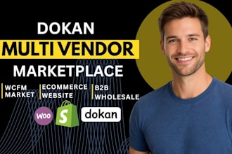 build dokan multi vendor woocommerce marketplace ecommerce website,wcfm
