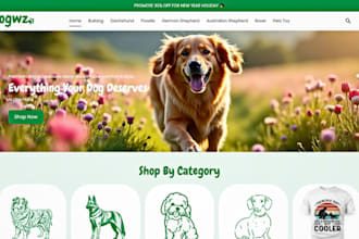 design pet shopify store shopify pet store shopify pet supplies shopify website