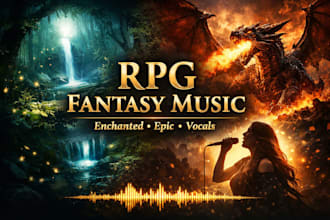 compose soundtrack for rpg games, mobile games, indie games, boss battle music