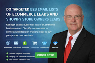 do targeted b2b email lists of ecommerce leads and shopify store owners leads
