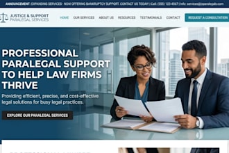 build paralegal website lawyer website attorney website notary law firm website