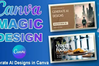 create stunning designs and fix images in few hour using canva, photoshop and ai
