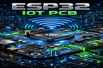 design professional esp32 iot pcb with embedded firmware and hardware