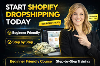 build profitable shopify dropshipping course for beginners
