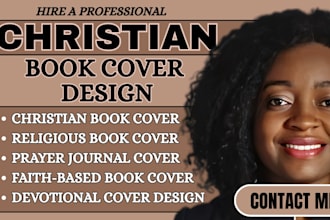 design professional christian book covers for devotionals and prayer journays