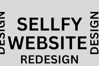 design and redesign your sellfy website