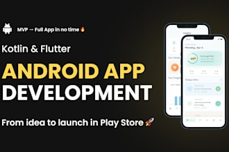 develop android app from mvp to launch