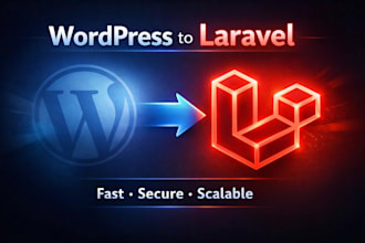 convert wordpress to custom laravel application