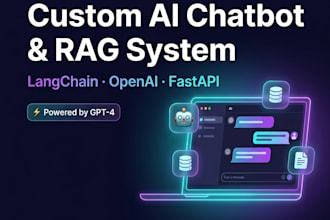 build a custom ai chatbot and rag system using langchain openai
