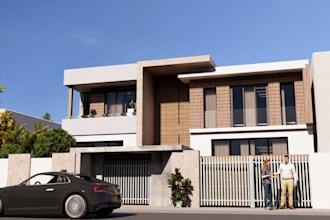 create 3d interior, exterior design, 3d modeling  house