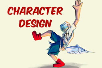 reate a unique stylized character design for your project