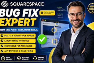 fix squarespace bugs, website performance, broken layouts or website errors