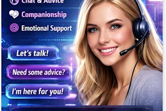 be your cyberfriend and professional chat assistant