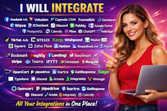 integrate facebook ads bookmark insightly landingi benchmark freshbooks stripe