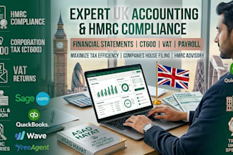 provide accounting , bookkeeping and tax services for UK clients