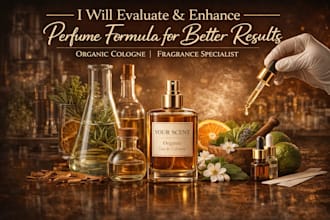 evaluate enhance perfume formula better results  organic cologne fragrance