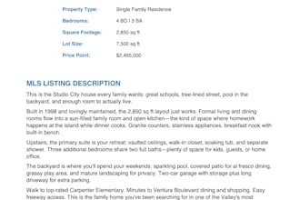 write your complete real estate listing content package