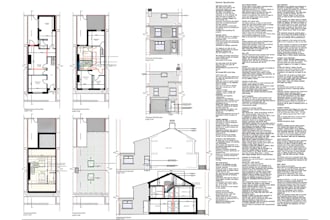 do uk building regulation, planning drawing, loft, hmo, garage conversion