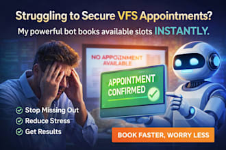 setup booking bot,vfs appointment,vfs appointment bot,vfs bot,ticket booking bot