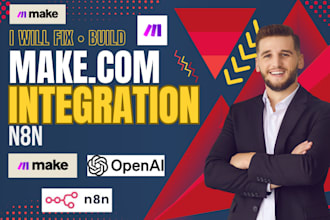 do make com automation, make com, fix make com, made com, integromat, n8n